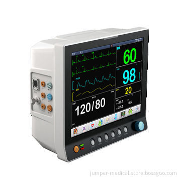 Multi-parameter Vital Signs Monitor, 12" TFT Display, SPO2, ECG, NIBP, TEMP, PR, RESP